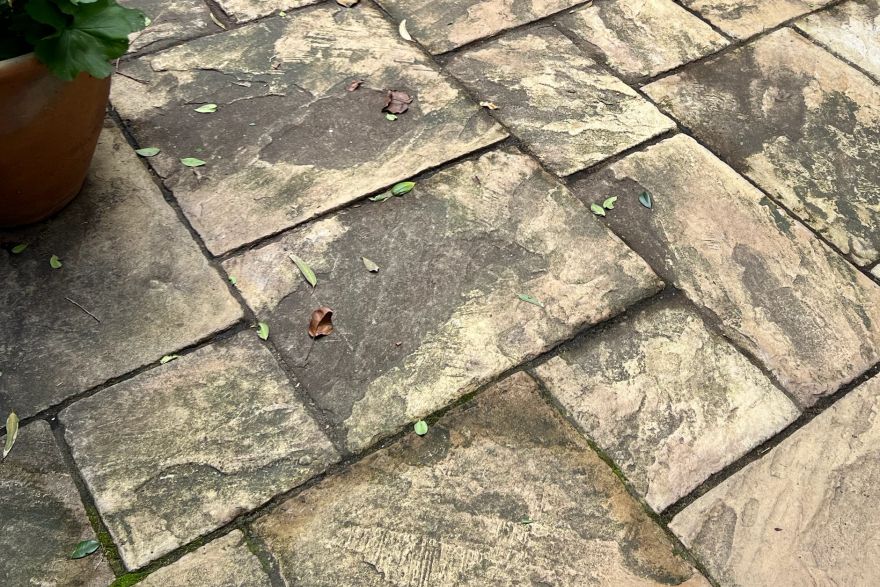 Natural Stone cleaning: before