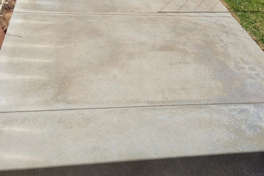 Concrete cleaning: after