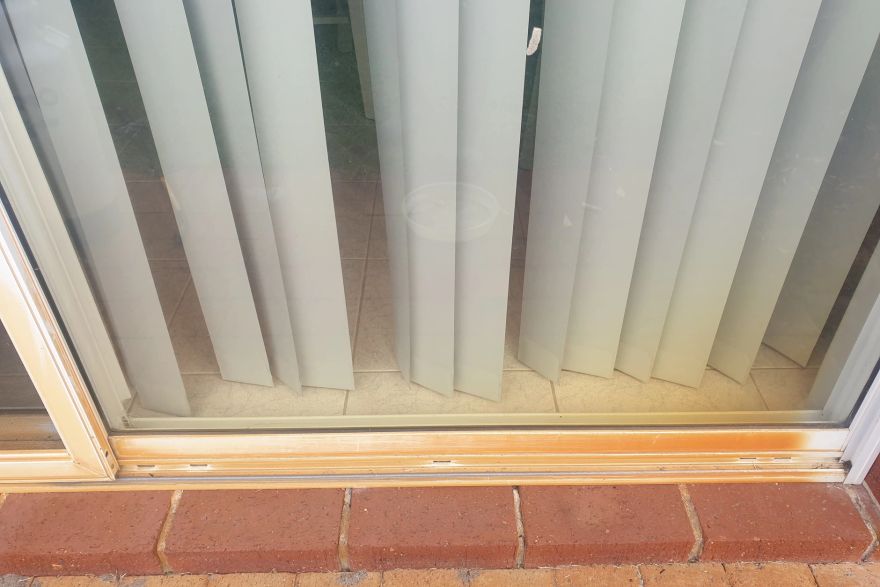 Before and after rust / bore stains: before