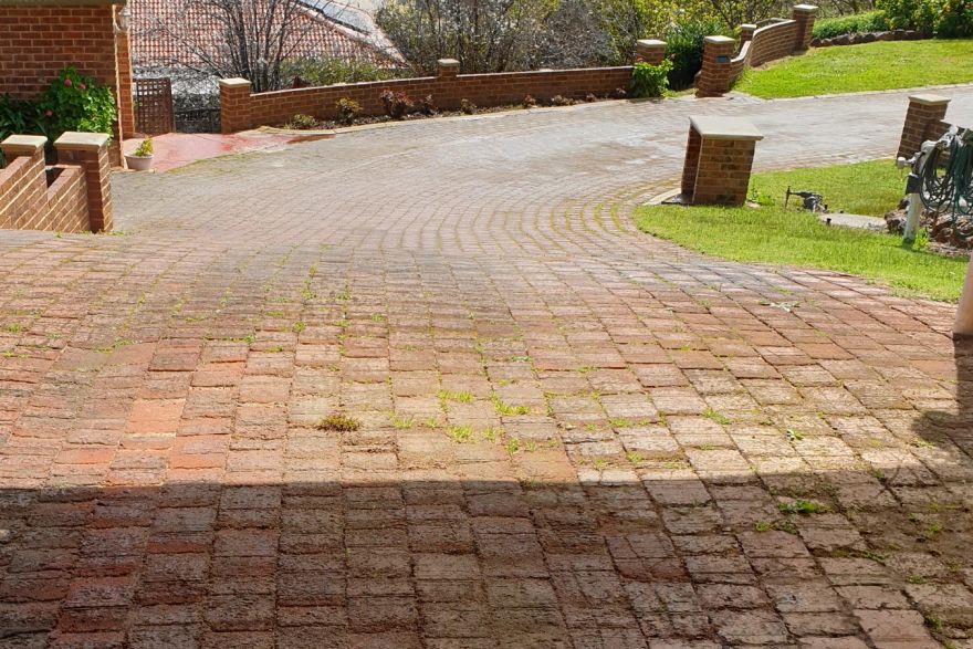 Before and after cleaning: before