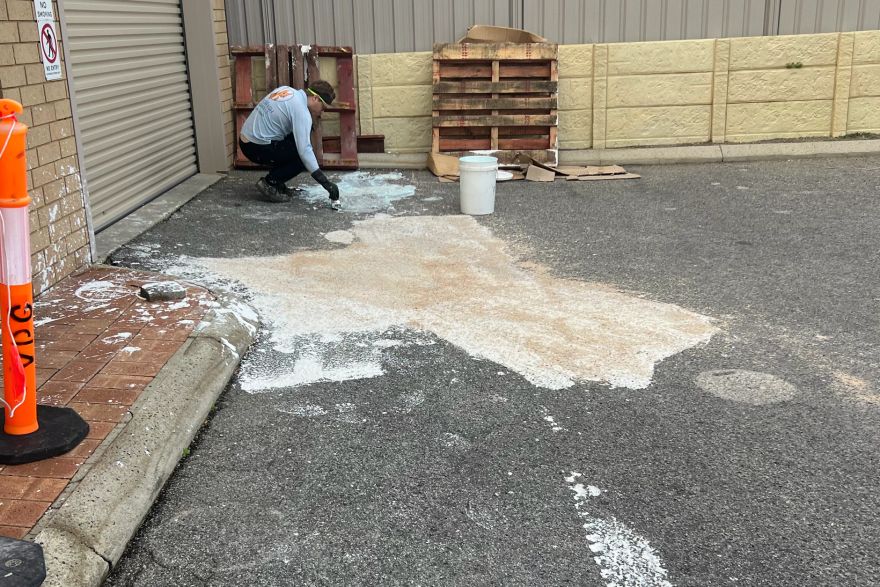 Before and after paint removal: before