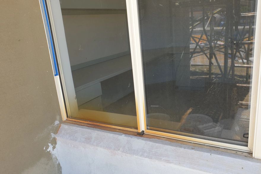 Before and after rust / bore stains: before