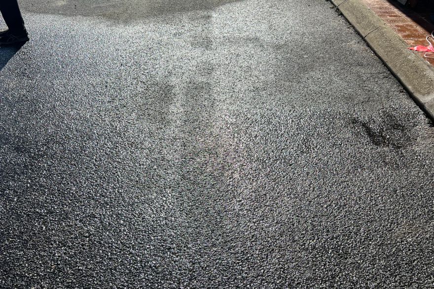 Before and after paint removal: after