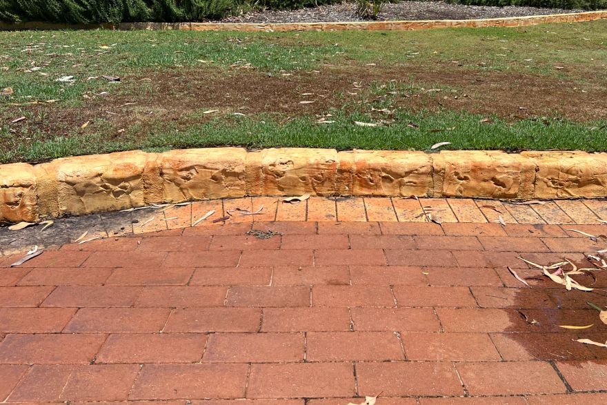 Before and after rust / bore stains: before