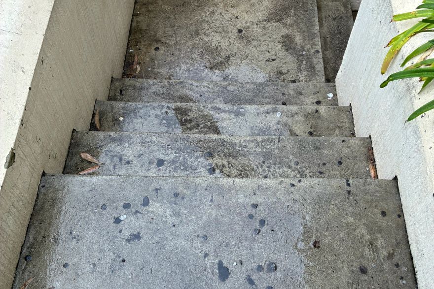 Before and after chewing gum: before