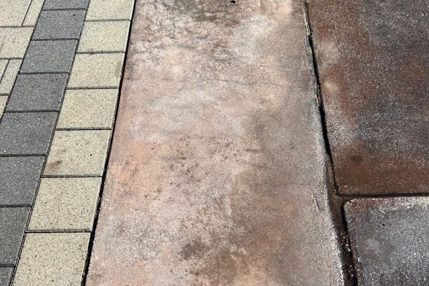 Before and after paint removal: after