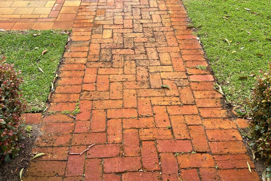 Before and after rust / bore stains: before