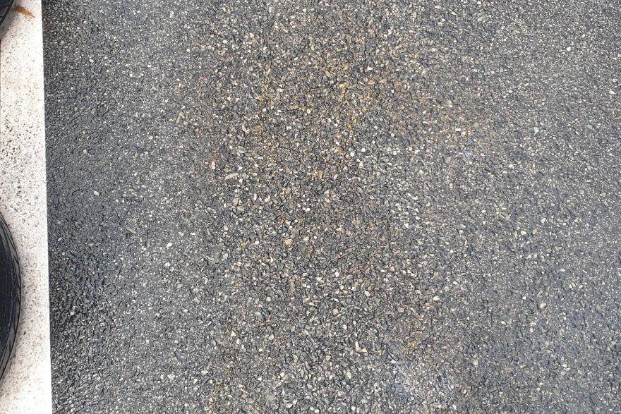 Before and after paint removal: after