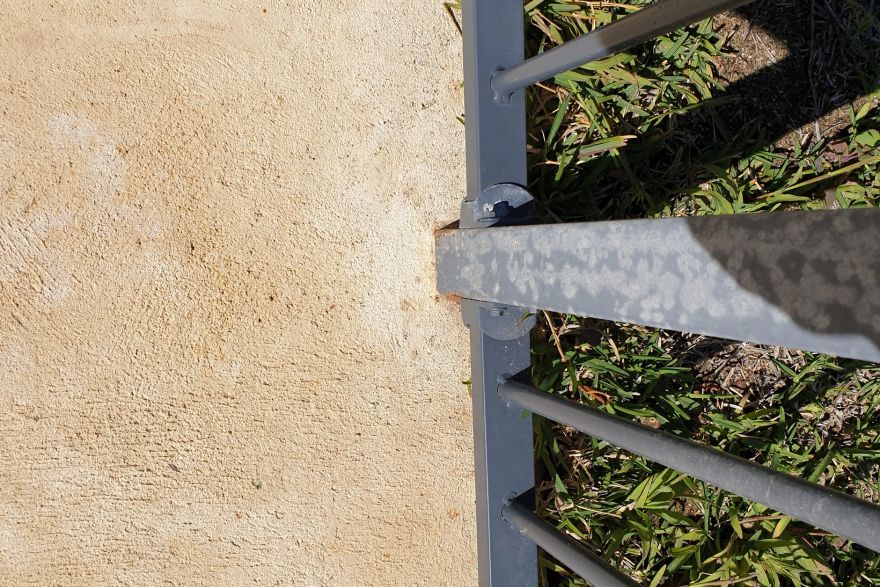 Before and after rust / bore stains: after