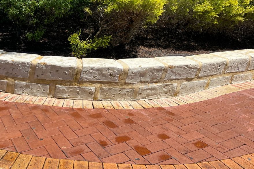 Before and after rust / bore stains: after