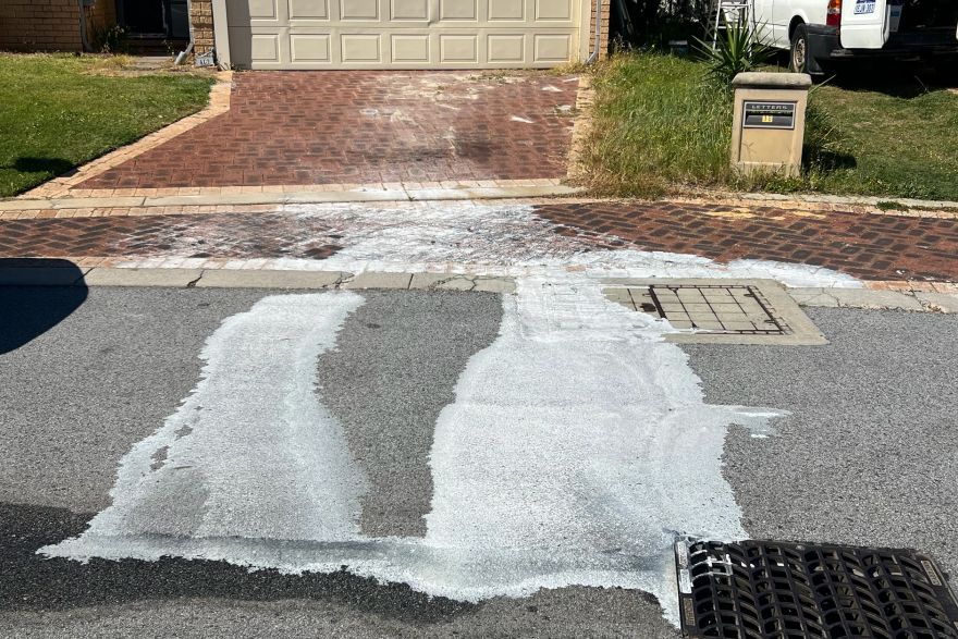 Before and after paint removal: before