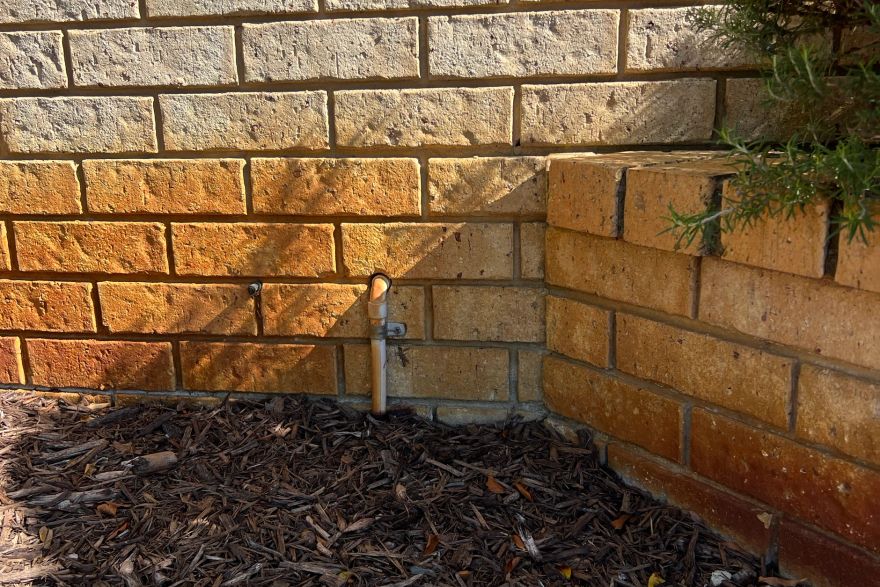 Before and after rust / bore stains: before