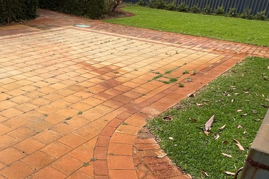 Before and after rust / bore stains: before