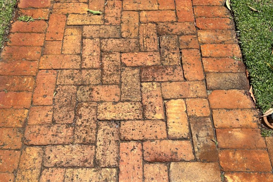 Before and after rust / bore stains: before