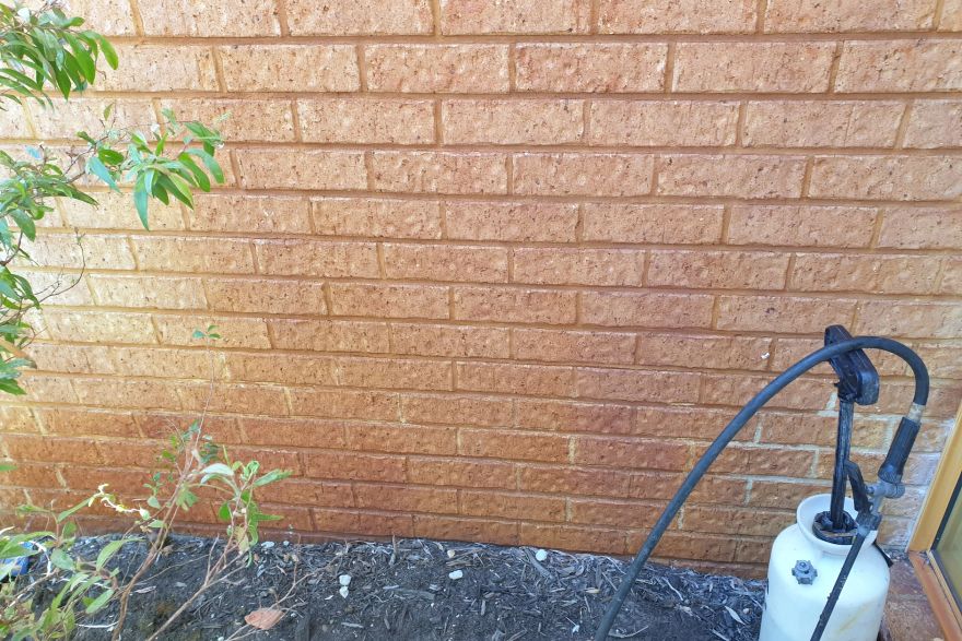 Before and after rust / bore stains: before