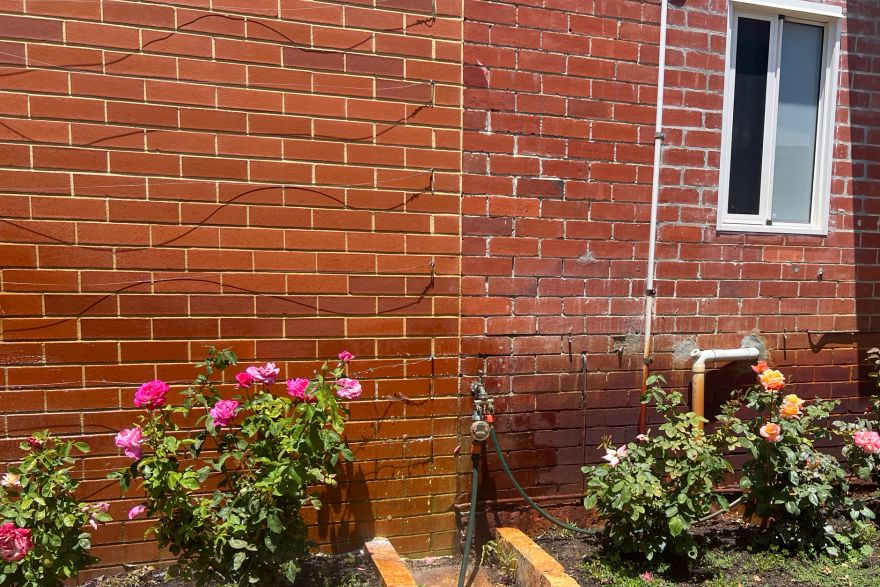 Before and after rust / bore stains: before