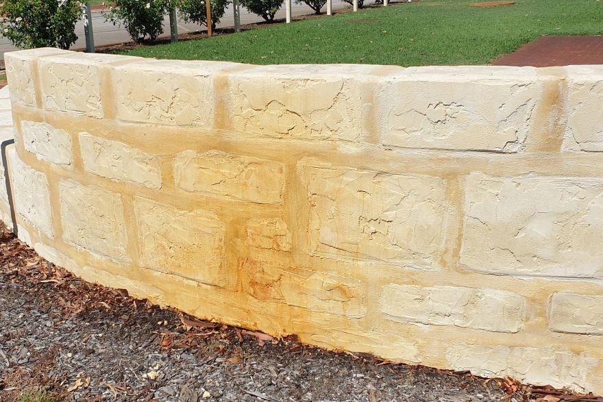 Before and after rust / bore stains: before