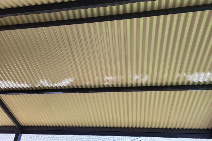 Patio ceiling cleaning: after